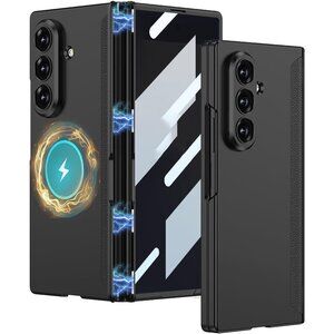 Magnetic Shockproof case for Samsung Galaxy Z Fold 7 hinge protection Black